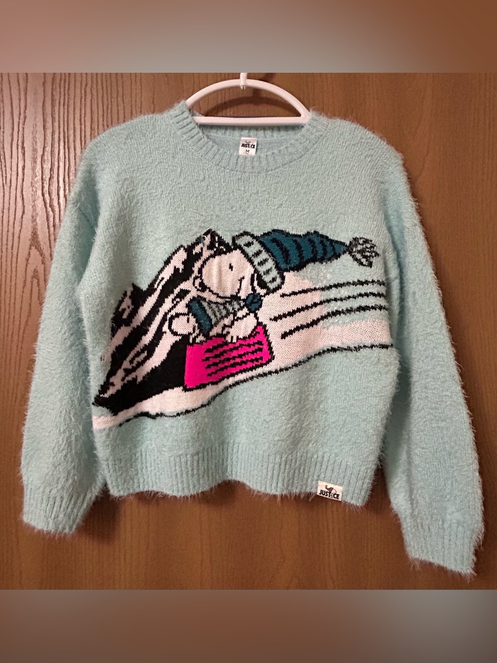 Justice x Snoopy Girls Collab Sweater, Size M